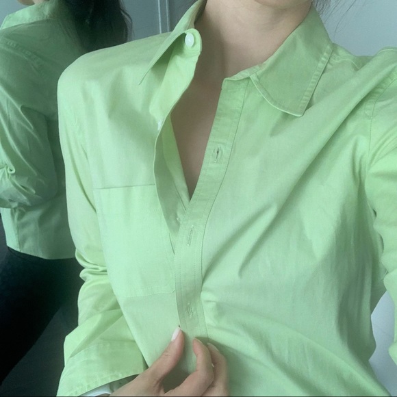 Green Vintage Button Down Shirt - Picture 6 of 6